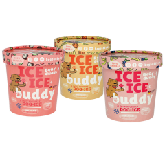 Bild von Artikel ICE Buddy Hundeeis  Kokos-Erdbeere 60g Packung