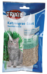 Bild von Artikel Katzengras-Saat nachfüllbeutel 100g Beutel Gersten-Saat